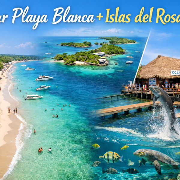 Tour Playa blanca + Islas del rosario (Terrestre)