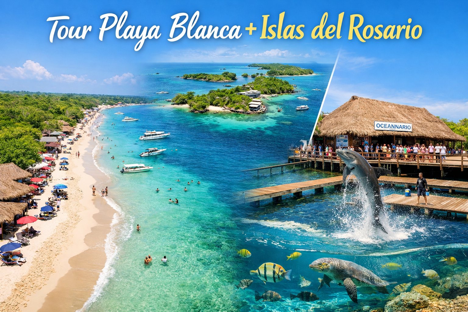 Tour Islas del rosario + Playa blanca (Maritimo)