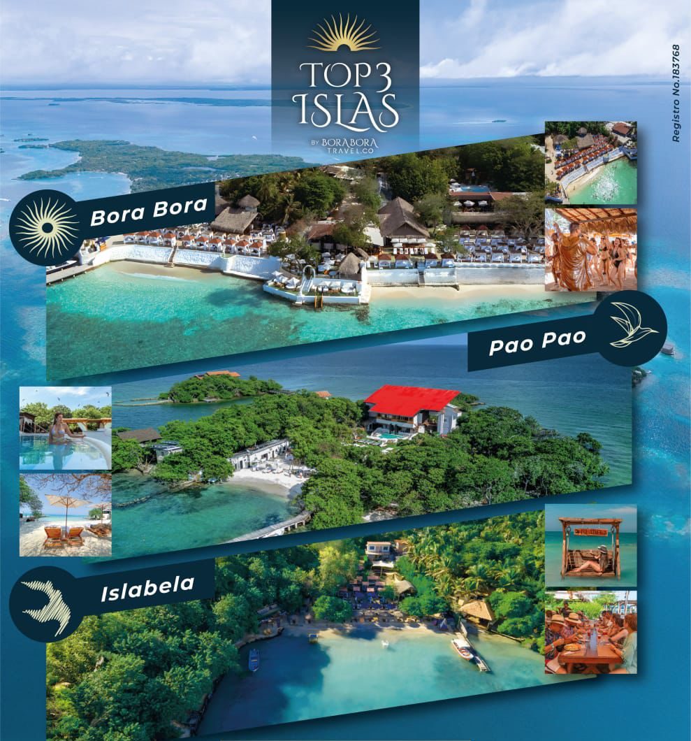 Pasadía Top 3 Islas (Bora Bora, Pao Pao e islabela), Islas del rosario